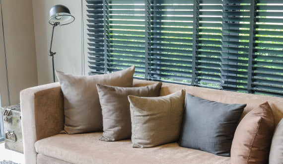 Timber Venetian Blind - Lounge Room