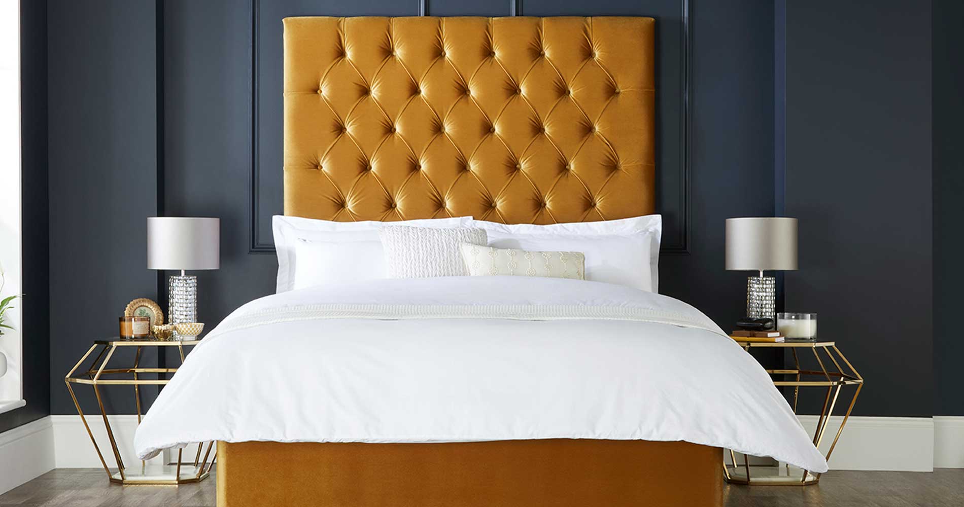 Hotel Chic Beds High Headboards