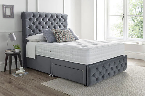 Fabric Sleigh Bed