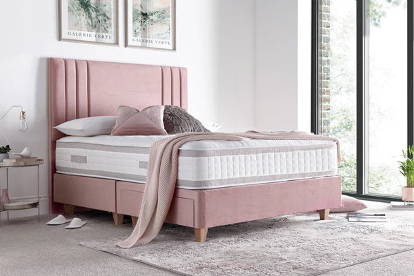 Pink Fabric Bed
