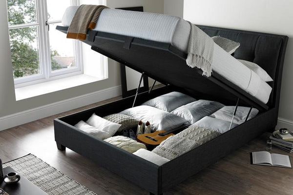 Grey Fabric Beds