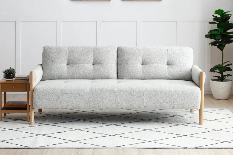 Modern cream sofa bed