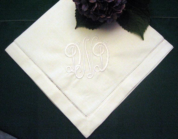 SPECIAL 27 in Linen Napkins SAME PRICE as 24 in Set of 12 while supply –  Embroidery by Linda Store