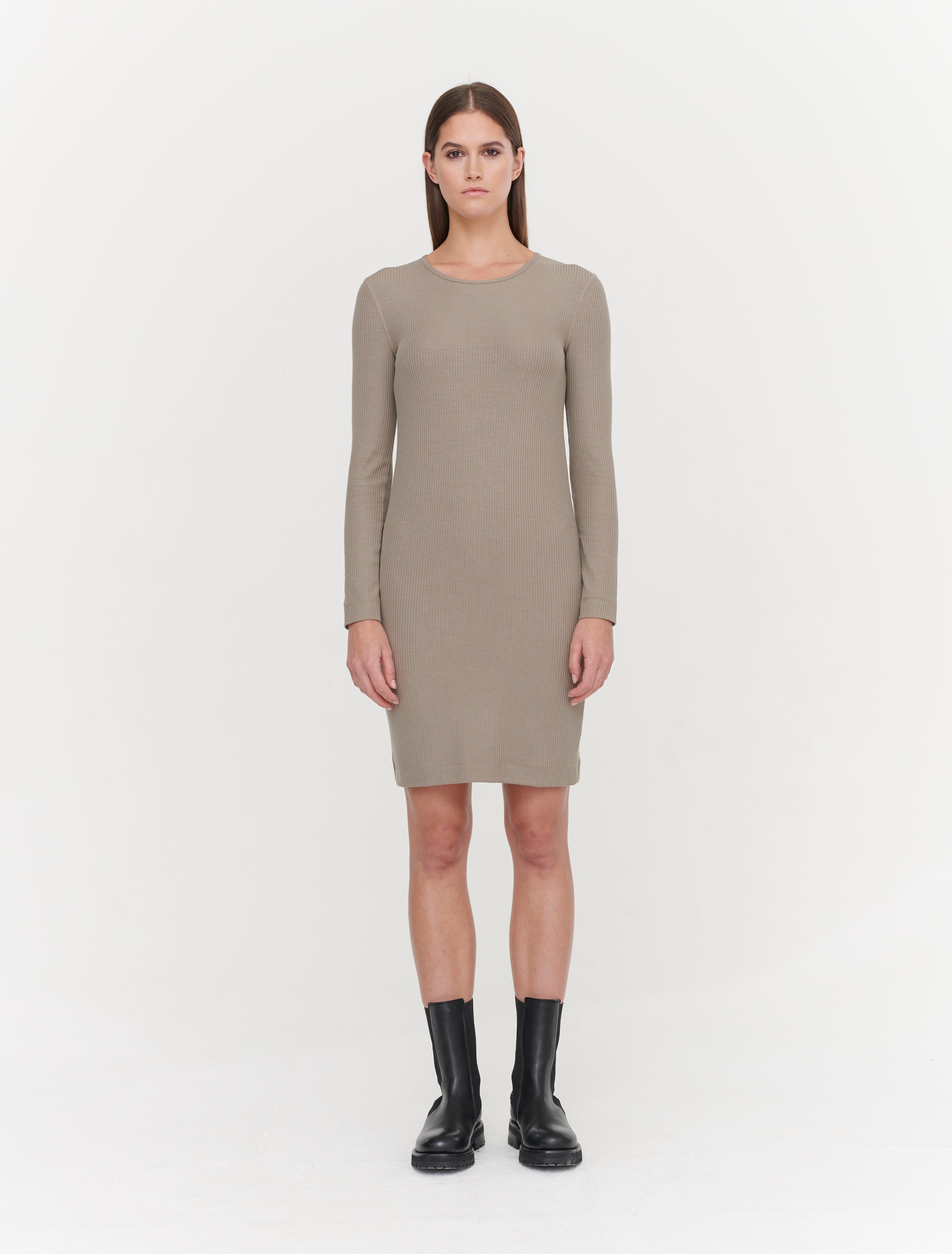 Ninety Percent Genesis Dress in Stone