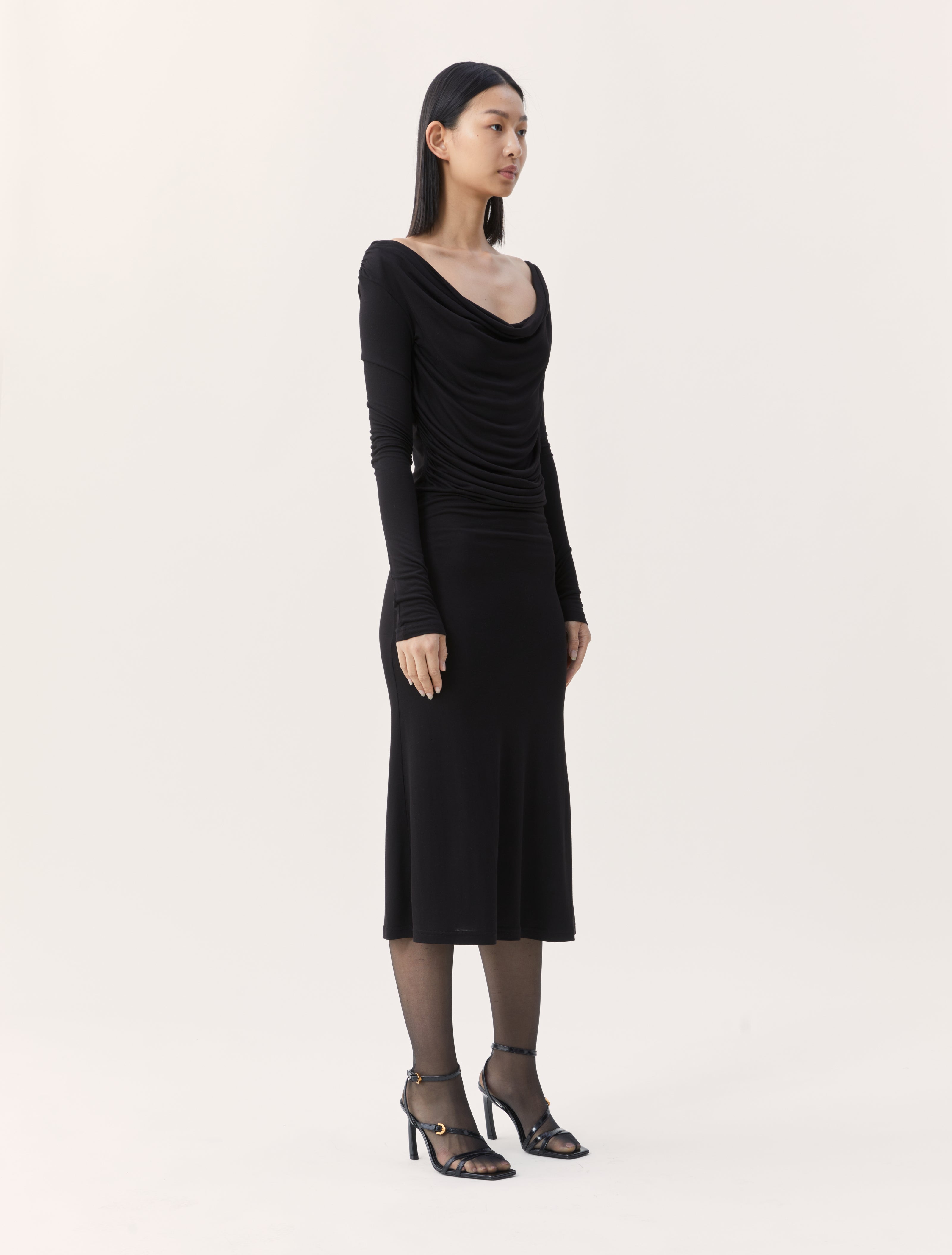 Ninety Percent Inver Dress in Black