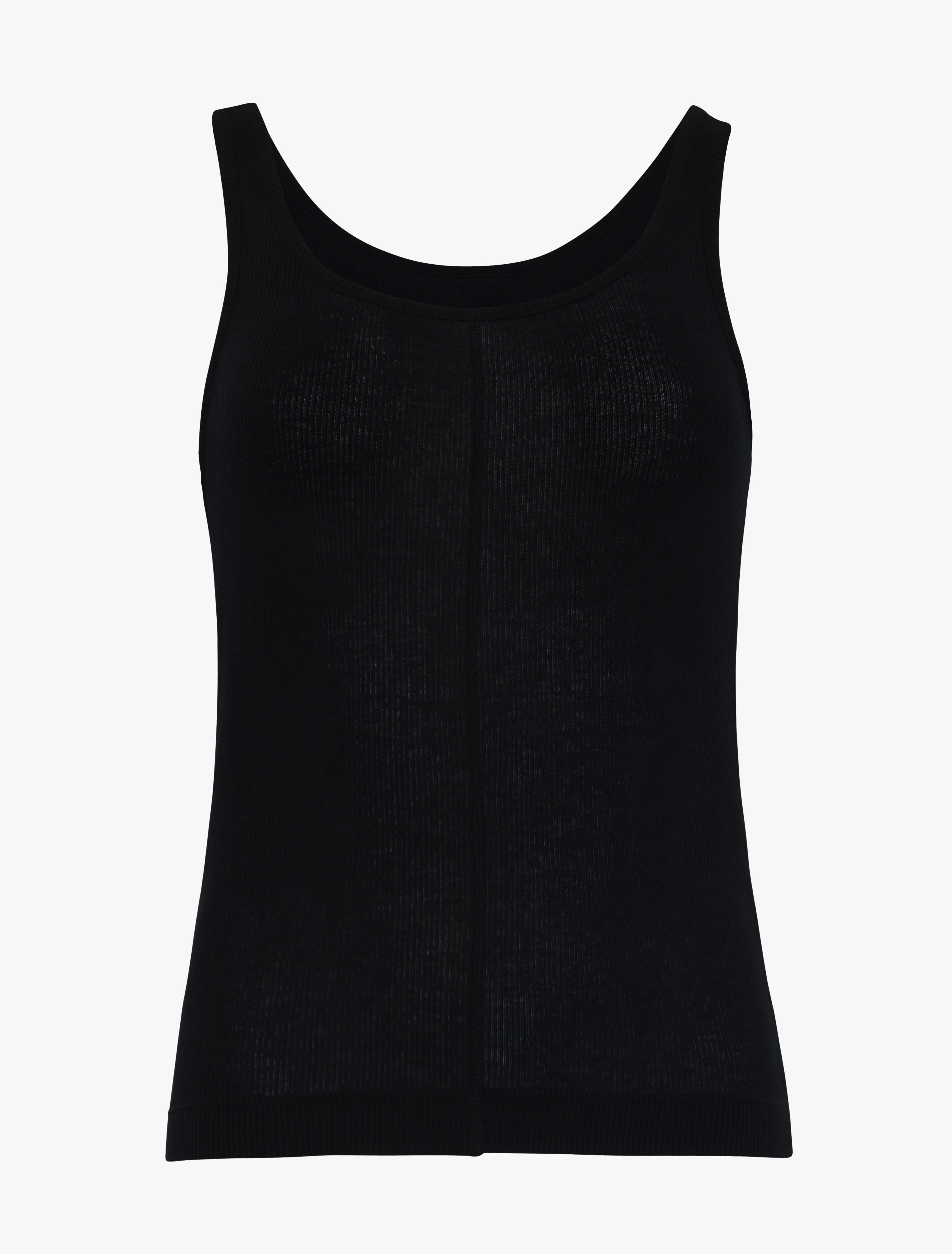 Ninety Percent Ivo Rib Vest in Black