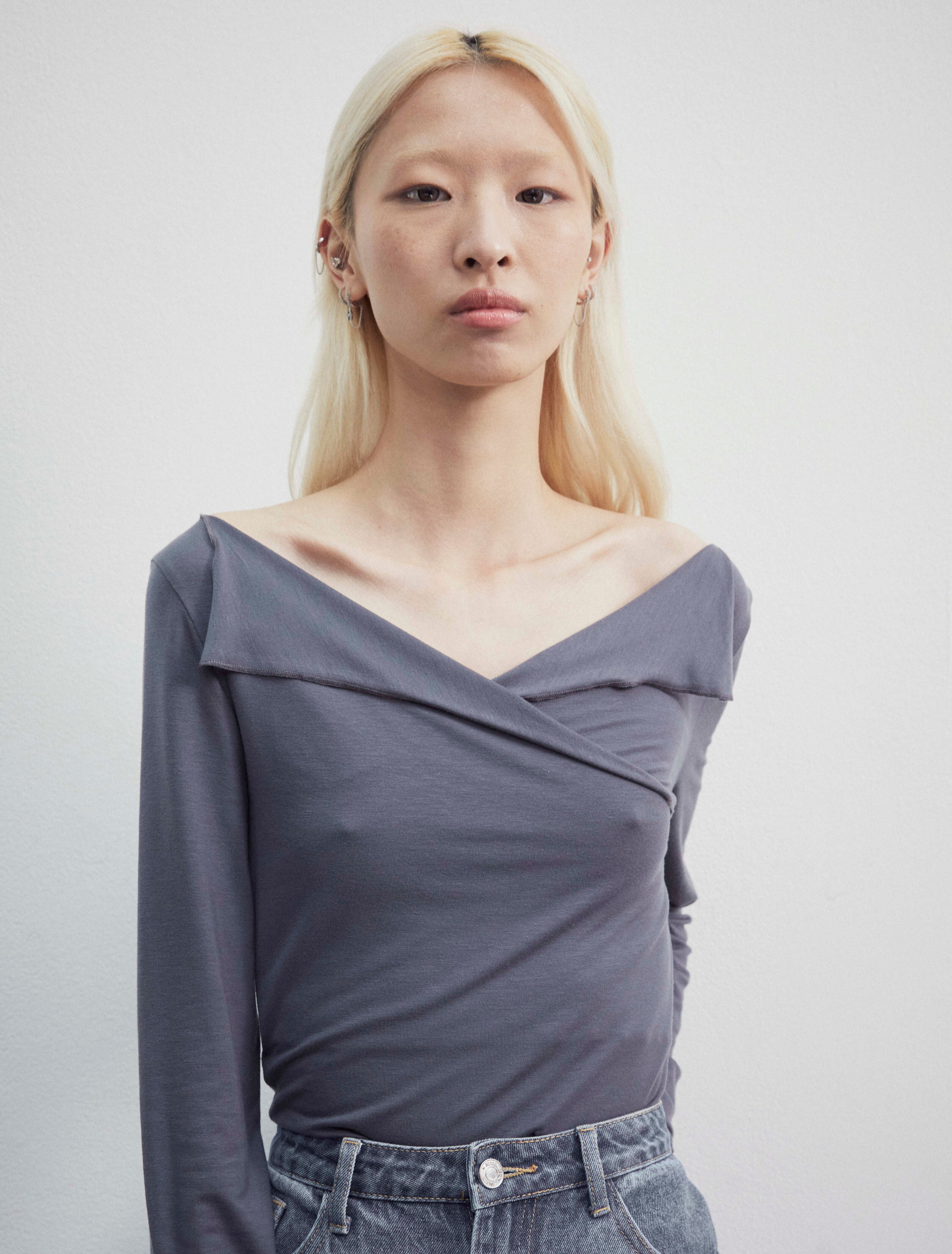 Ninety Percent Atum Top in Mira Blue