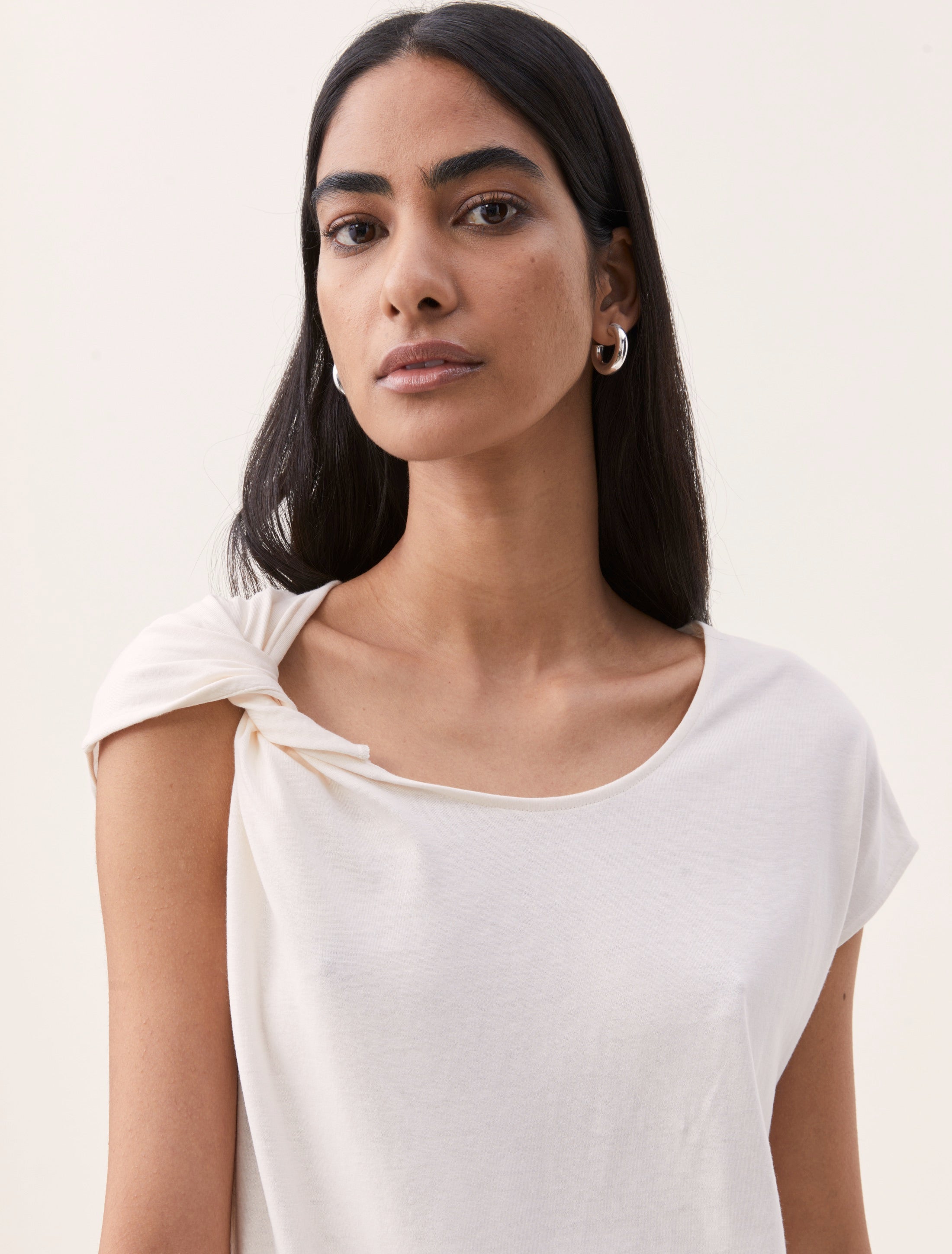 Ninety Percent Sagitta Top in Whisper White