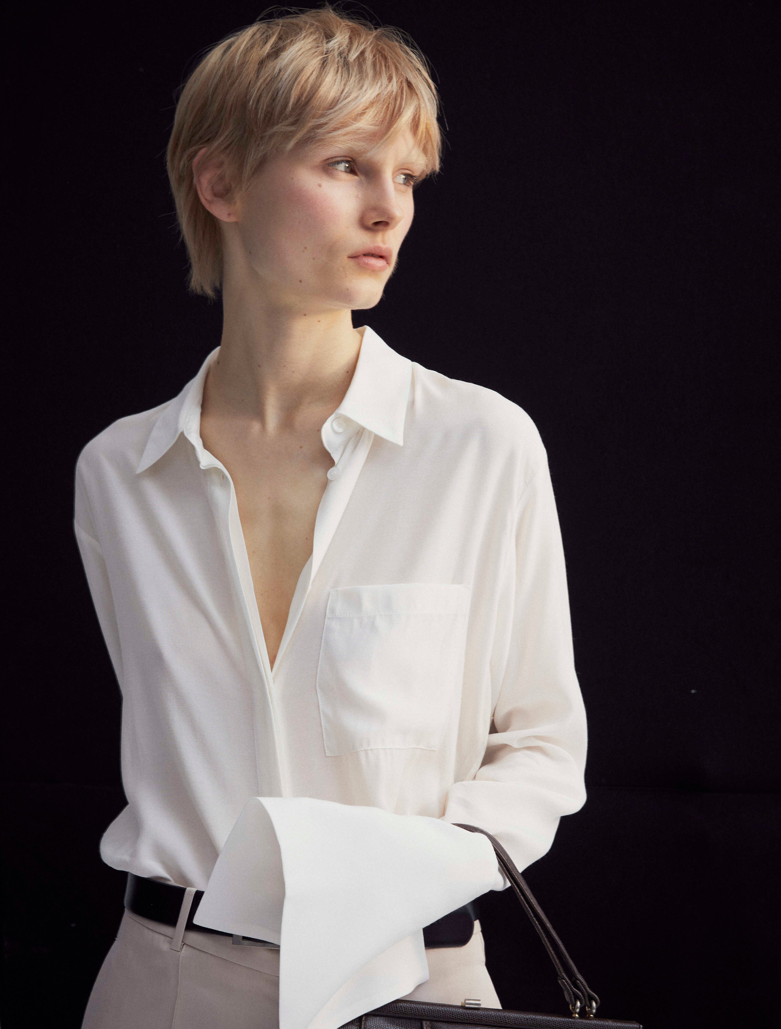 Ninety Percent Signature Shirt in Whisper White