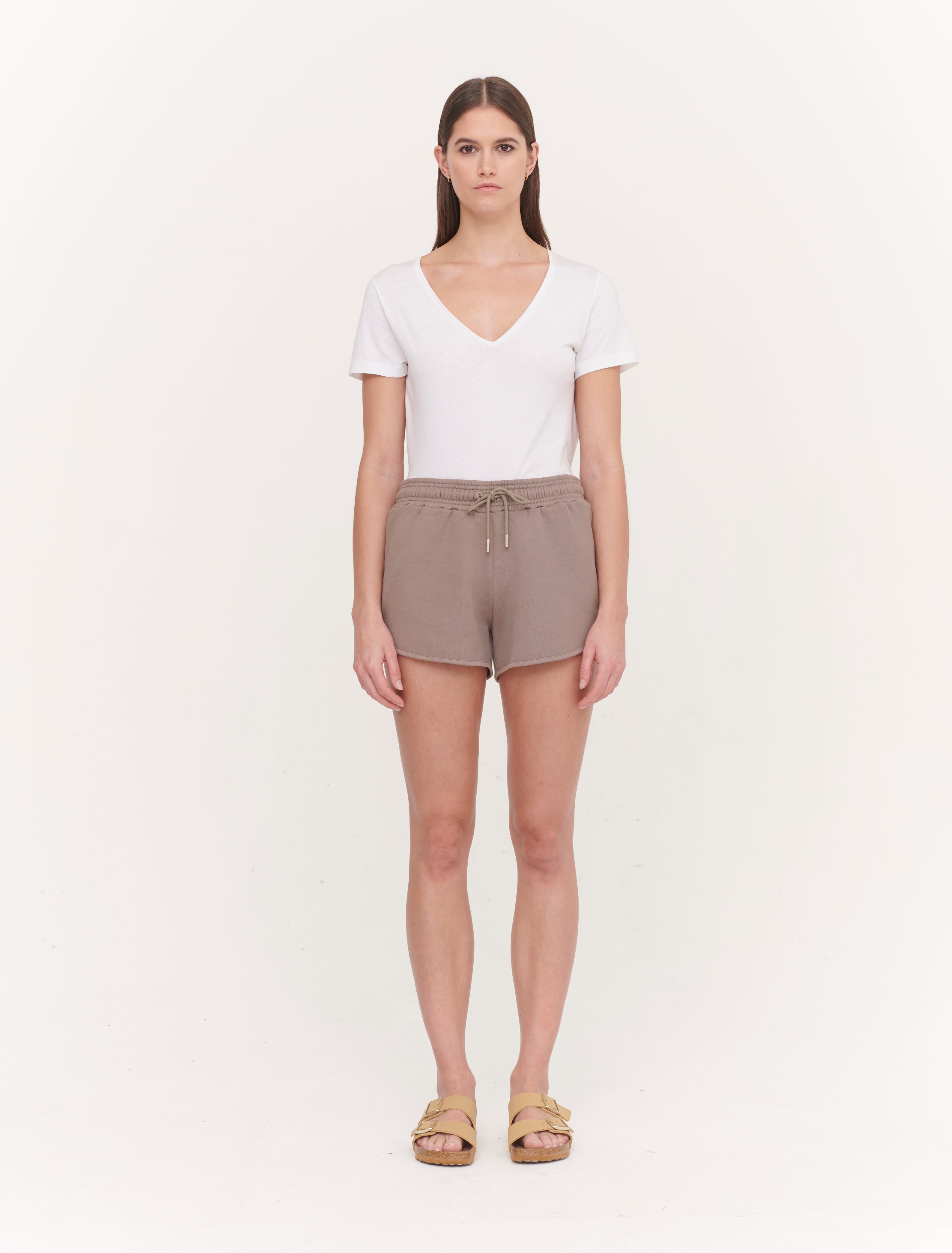 Ninety Percent Lyla Shorts in Stone