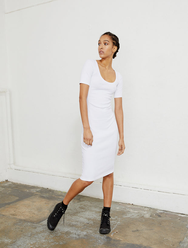 cotton t shirt midi dress