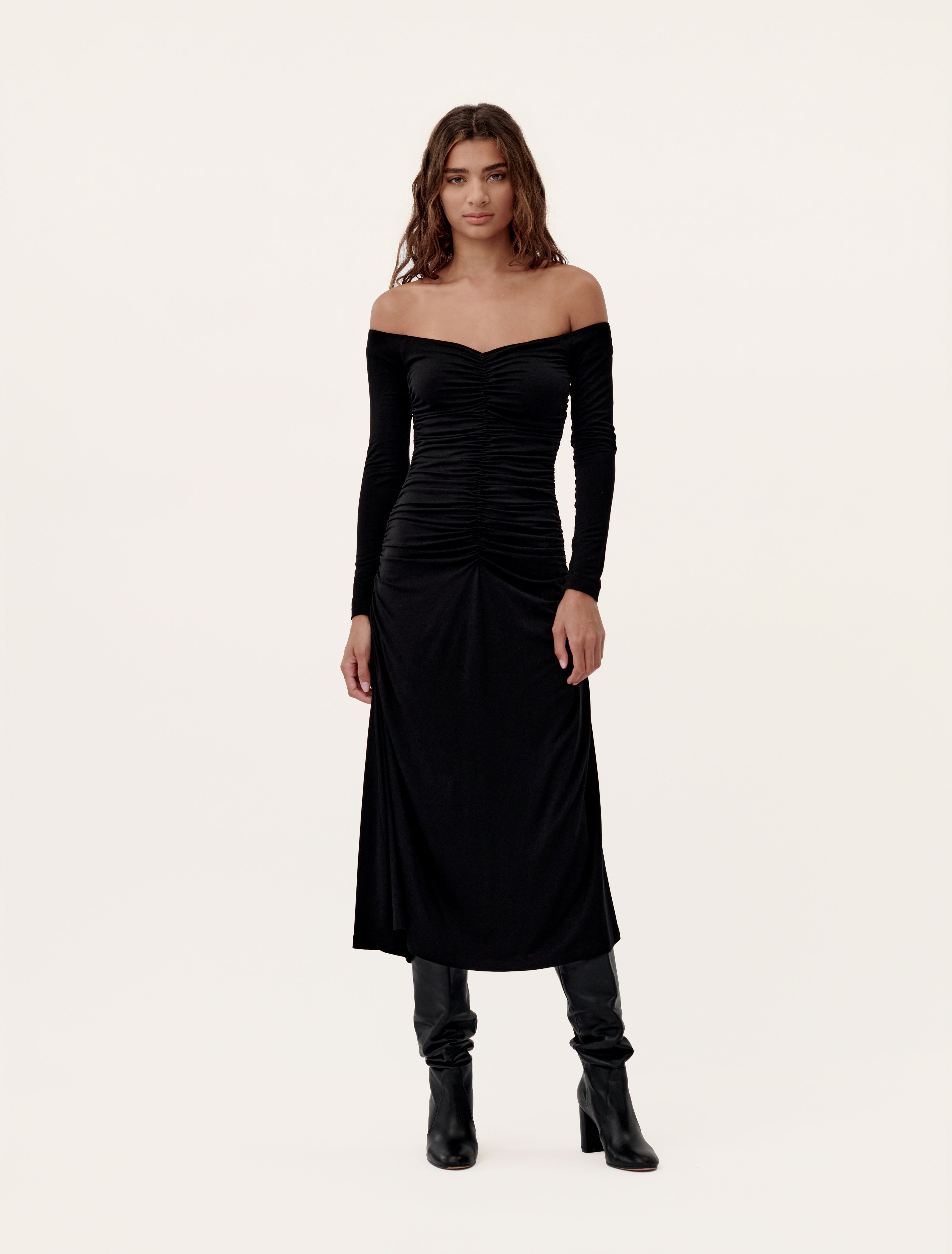 Ninety Percent Osha Dress in Black
