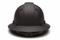 Matte Black Ridgeline Full Brim Style Lightweight Hard Hat with 4-Point Ratchet Suspension