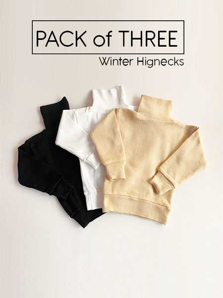 Pack of 3 Baby Turtle Necks