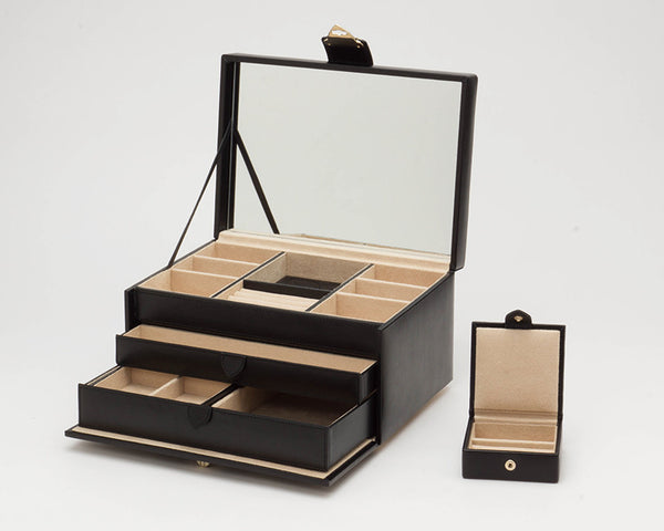WOLF 308102 Marrakesh Medium Jewelry Box Black– Time Machine Plus