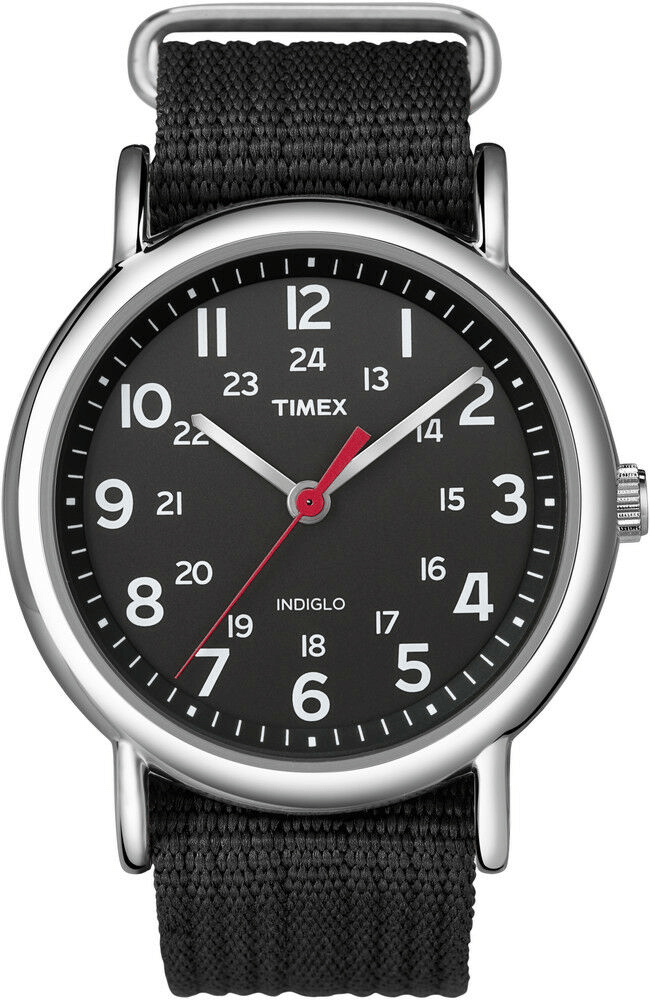 Timex Weekender 38mm Black Nylon Strap Unisex Watch T2N647– Time Machine  Plus