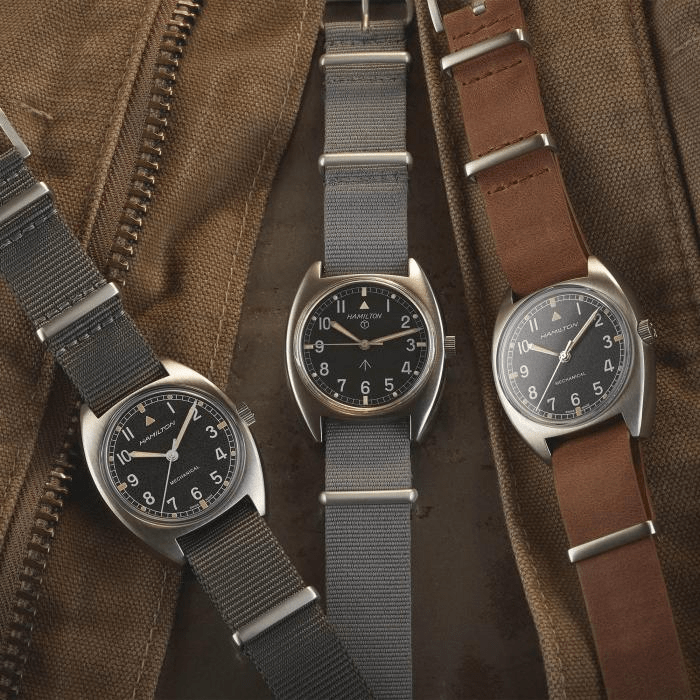 Hamilton Khaki Aviation Pilot Pioneer Mechanical Leather Strap Men's Watch H76419531