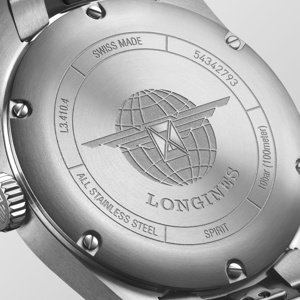 Longines Spirit 37mm Chronometer Champagne Dial Steel Unisex Watch L34 ...