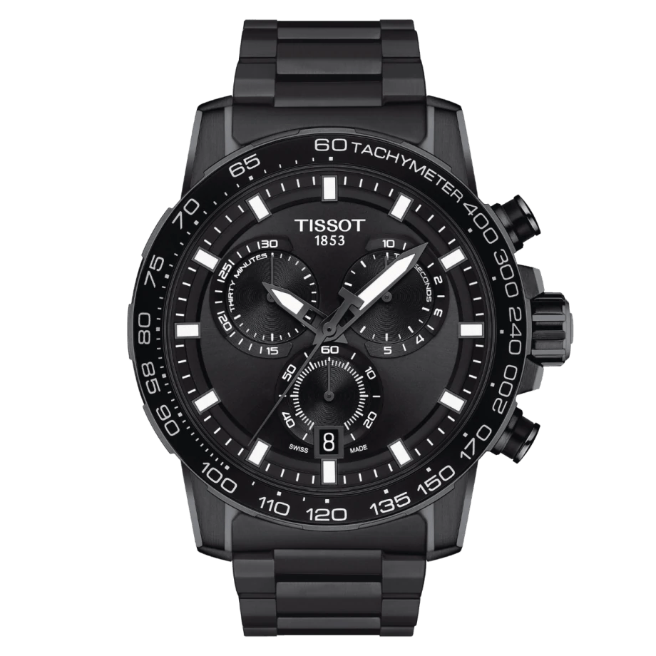 Tissot Supersport Chrono Black PVD Steel Men's Watch T1256173305100