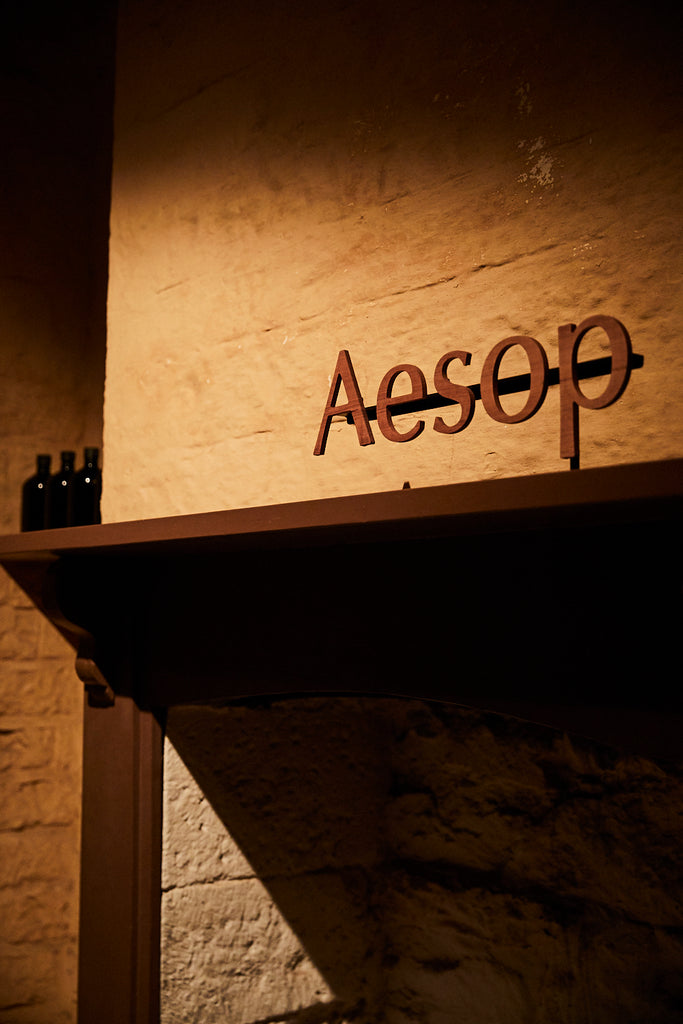 Aesop brand story.