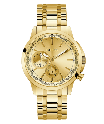 GW0390G2 GUESS TROPHY Multifunction Gold Tone Gent's Watch – Broadway  Jewellers NZ