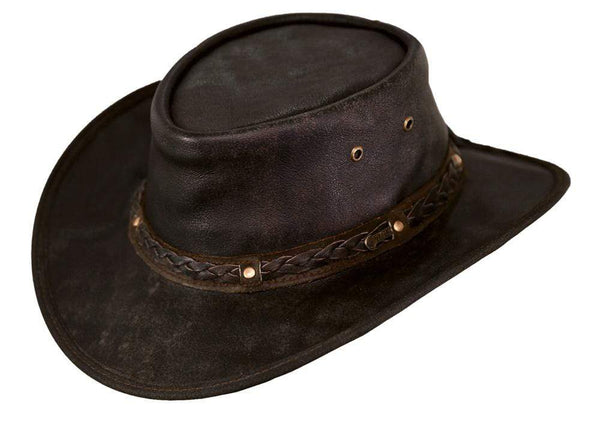 Ironbark Leather Hat | Outback Trading Co (NZ)