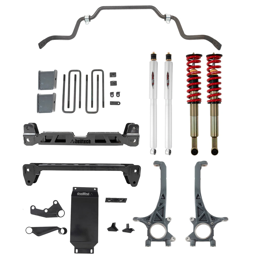 Lift kit parts for off-road trucks and SUVs