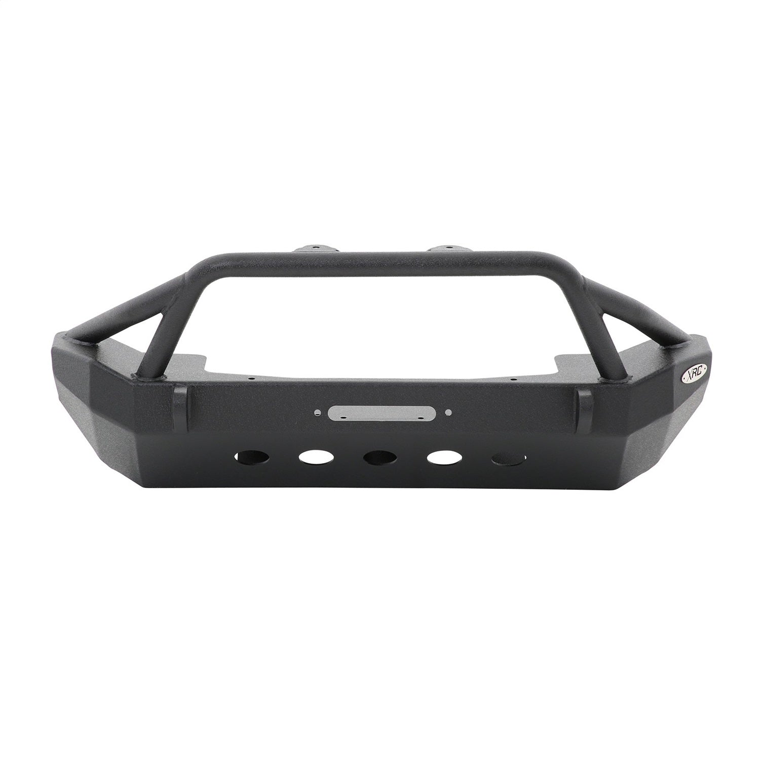 Smittybilt 76806 XRC Front Jeep JK Bumper w/ Stinger Winch Plate D-Rings 07-18 Jeep JK Wrangler Black Powdercoat Smittybilt