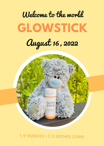 body moisturizer stick and foot moisturizer stick glowstick bedrock