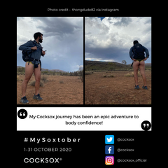 Entry to the Cocksox #MySoxtober 2020 contest featuring CX05BD Underwear thong in Casablanca 