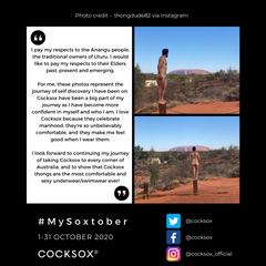 Entry to the Cocksox #MySoxtober 2020 contest featuring CX05BD underwear thong in Mint
