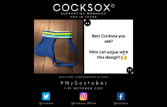 Entry to the 2021 Cocksox #MySoxtober competition featuring CX21N Jockstrap
