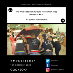 Entry to the Cocksox #MySoxtober 2020 contest featuring multiple Cocksox underwear