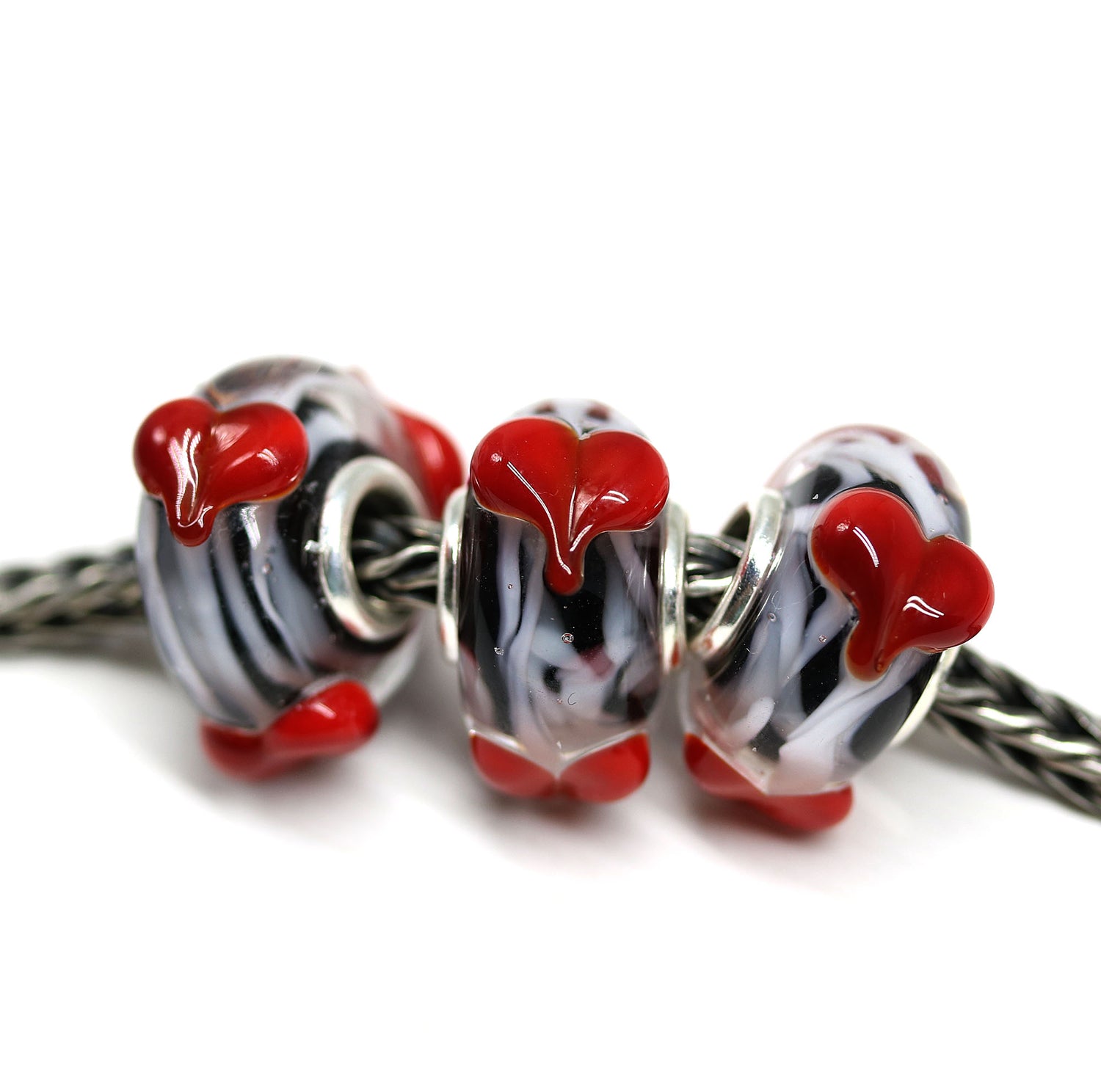 Valentine's day Pandora style beads European style bracelet charm INVSea
