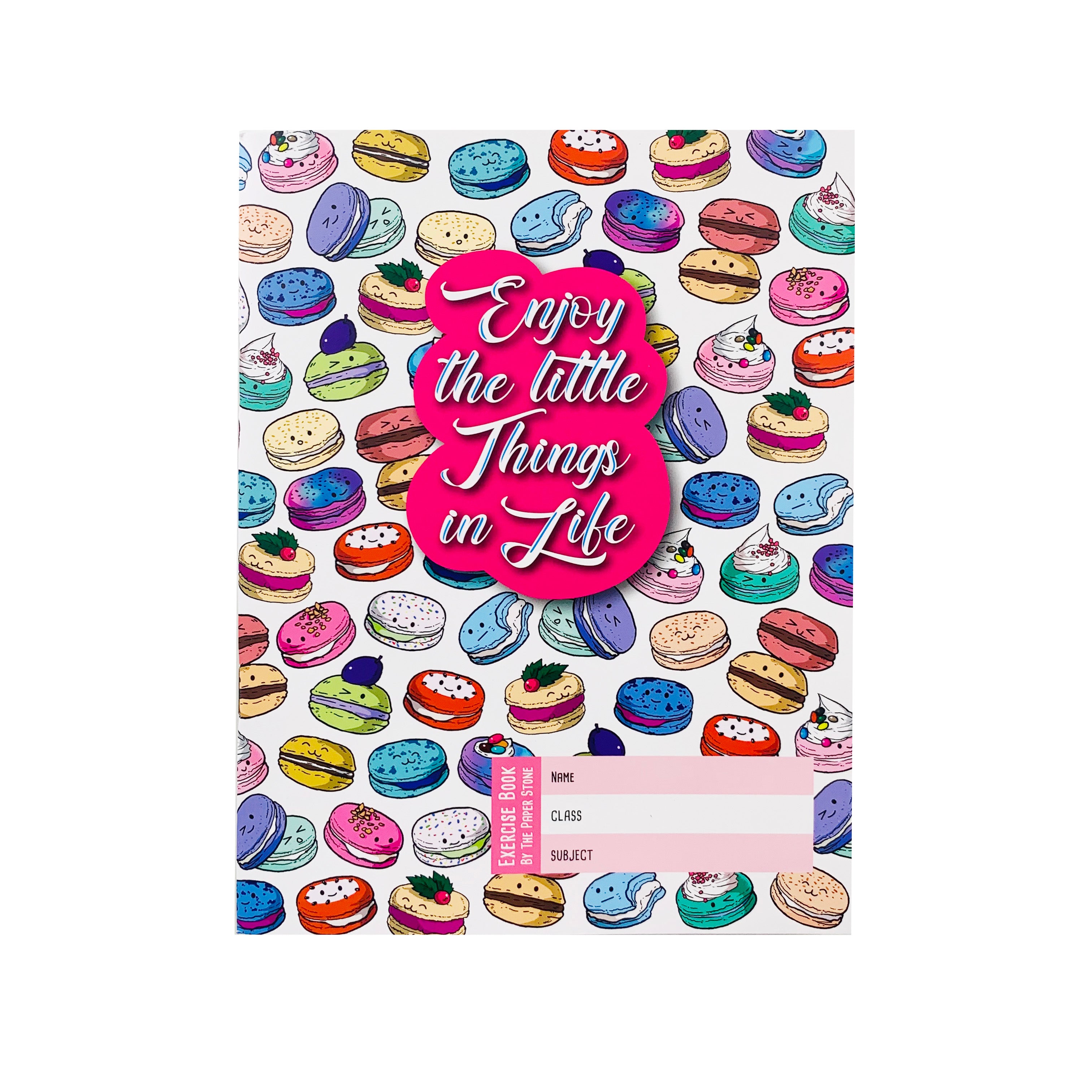 Exercise Book - Enjoy the Little Macarons – The Paper Stone