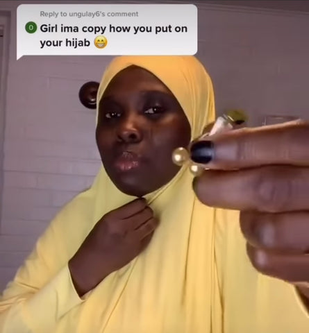 How to style your hijab using hijab clips