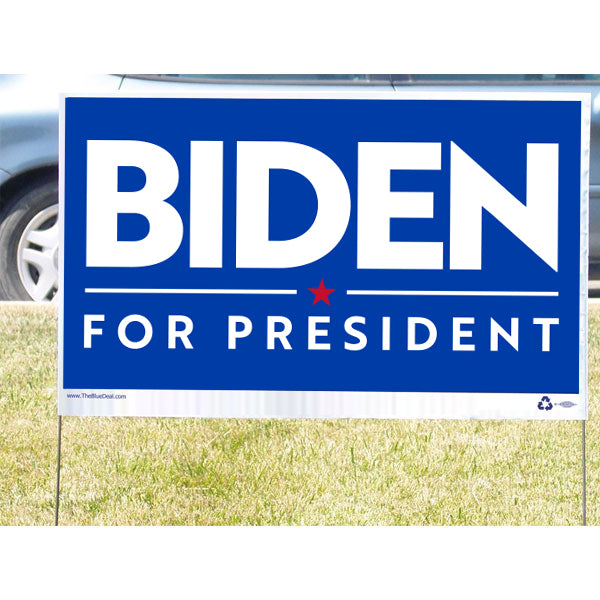 Joe Biden Yard Sign The Blue Deal LLC