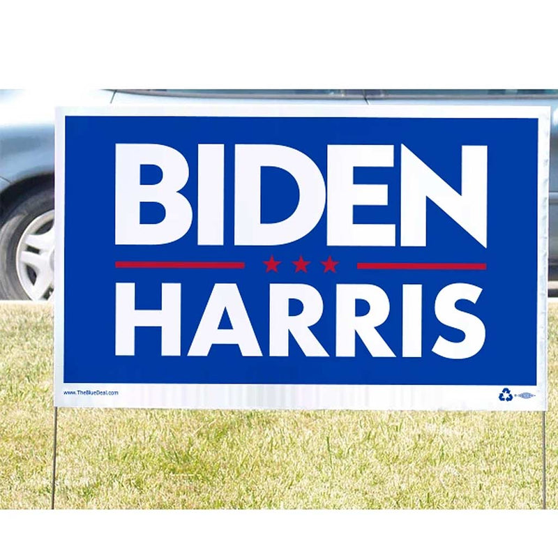 Biden Harris Yard Sign The Blue Deal LLC