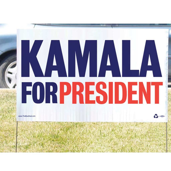 Kamala Harris Yard Sign The Blue Deal LLC