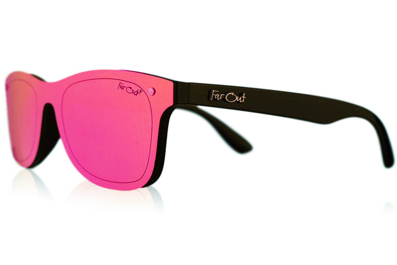 Pink Polarized Headliners, Far Out Sunglasses