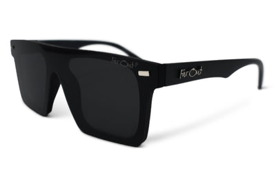 Black Polarized Stunner Shades Blue Lens