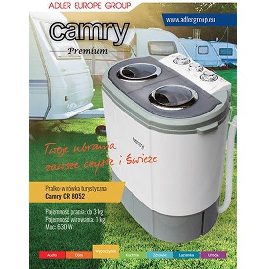 dinsdag hoogte dichters Camry camping mini wasmachine met centrifuge tot 3kg – Voordeelstore.nl