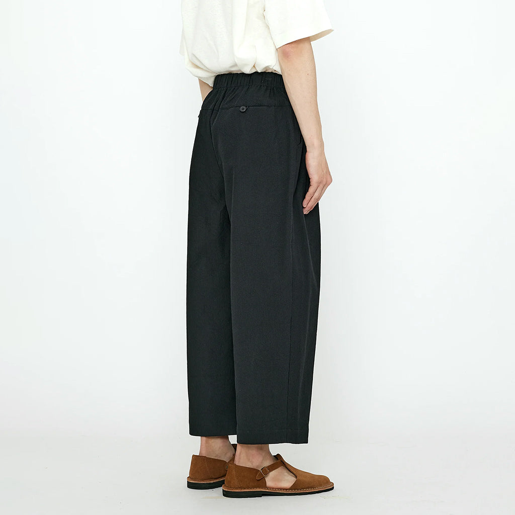 7115 By Szeki Unisex Pleated Pants Black Stripe Edition