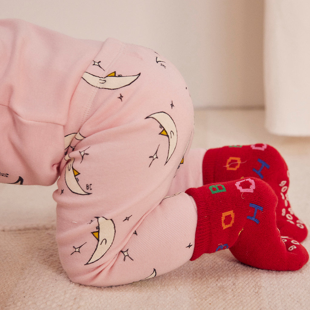 Bobo Choses Baby Beneath The Moon All Over Leggings Pink