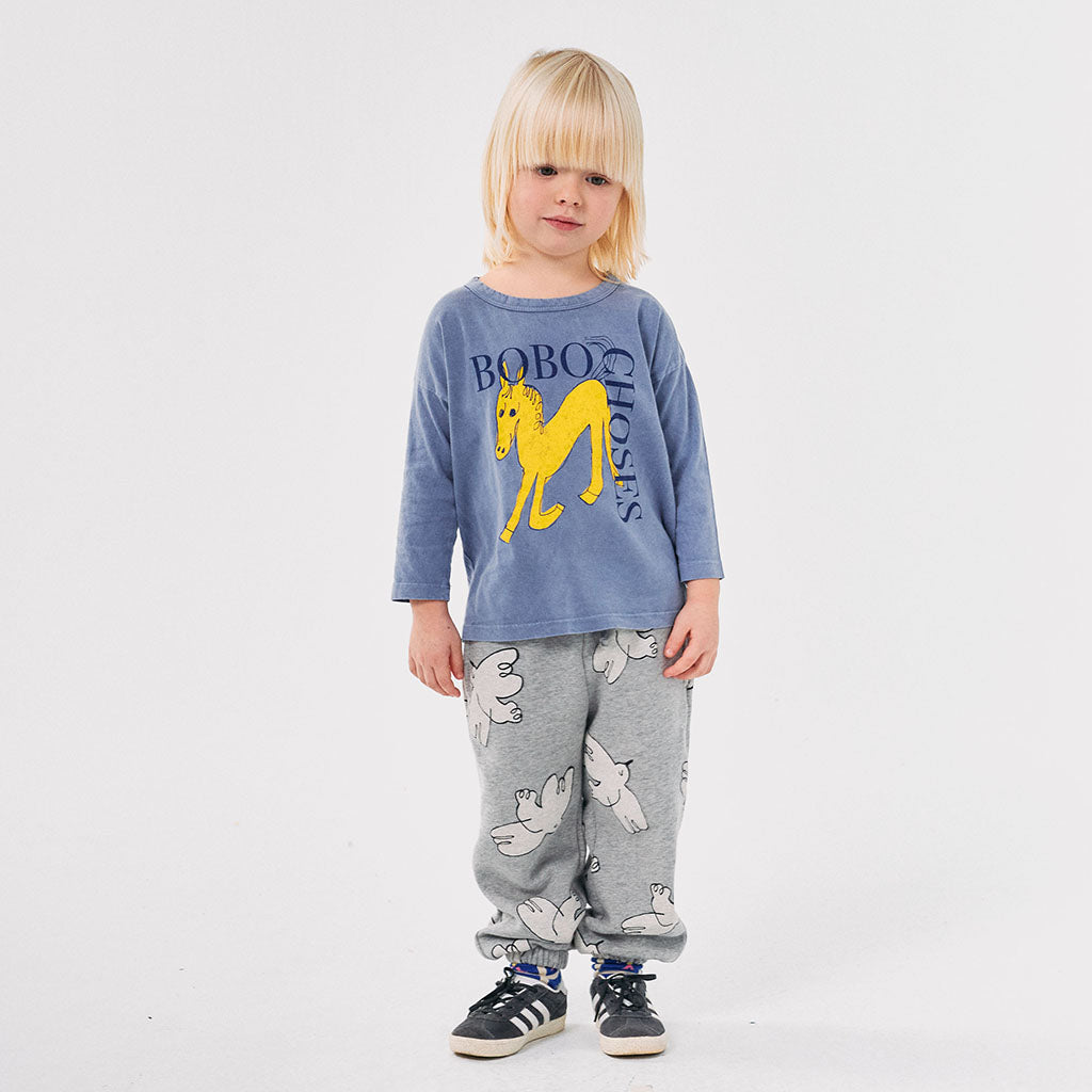 Bobo Choses Child Wonder Horse T-shirt Grey