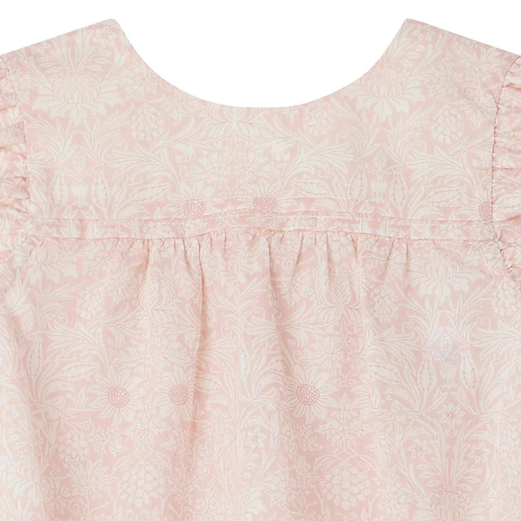 Bonpoint Baby Florentina Romper Pale Pink