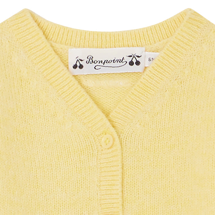 Bonpoint Baby Tahiel Cardigan Yellow