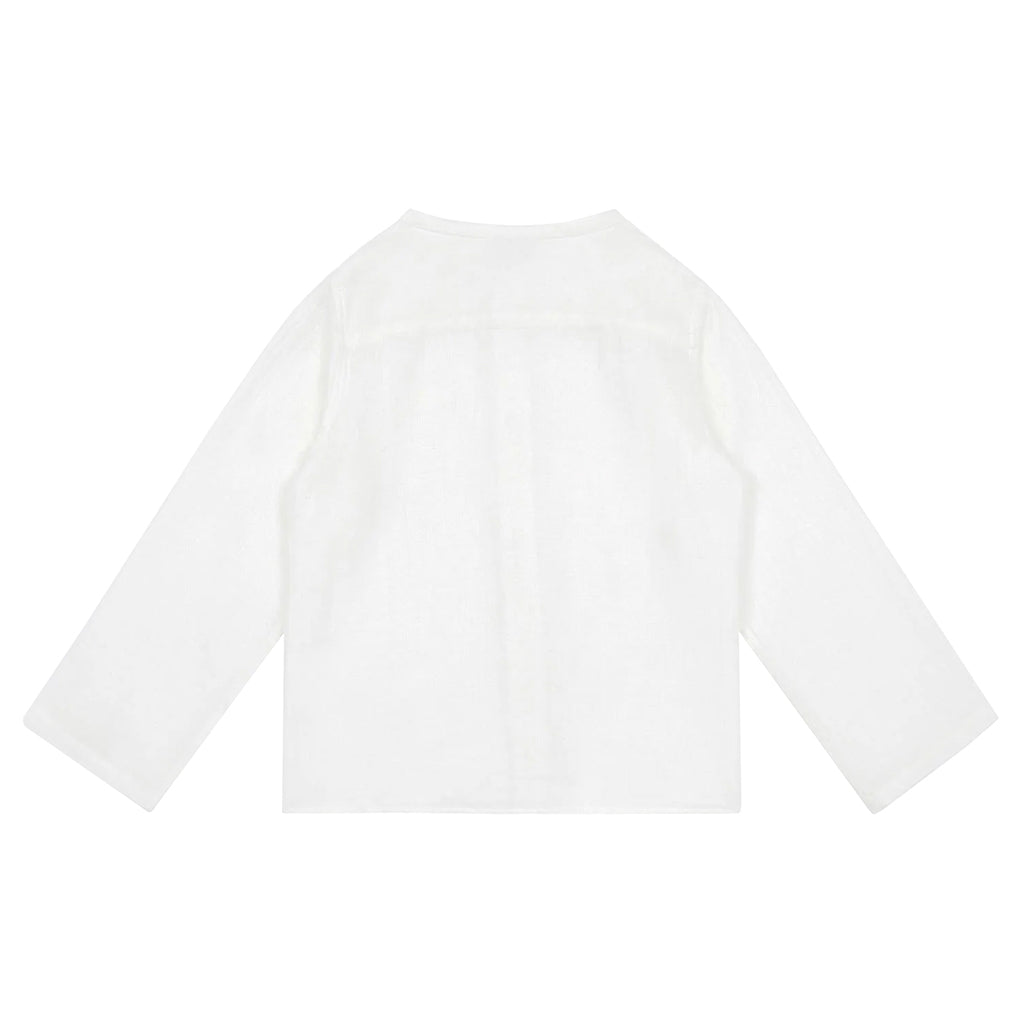 Bonton Child Internet Shirt Ecru White