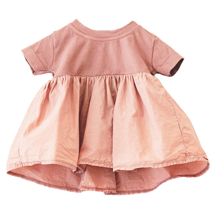 Album Di Famiglia Baby T-shirt Dress Pink