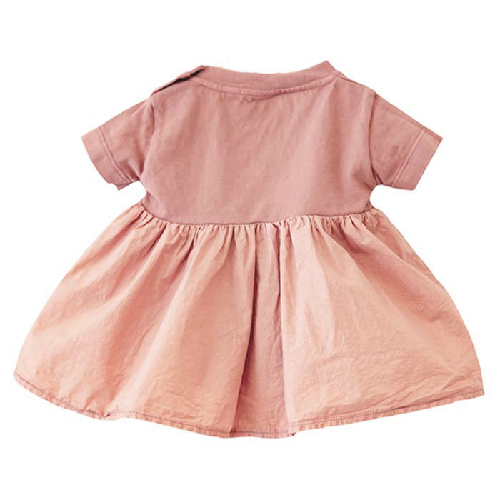 Album Di Famiglia Baby T-shirt Dress Pink